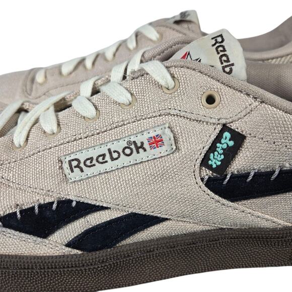 Reebok Club C Hemp Shoes Mens 13 Canvas Sustainable Revenge Vintage Sneakers main image 5